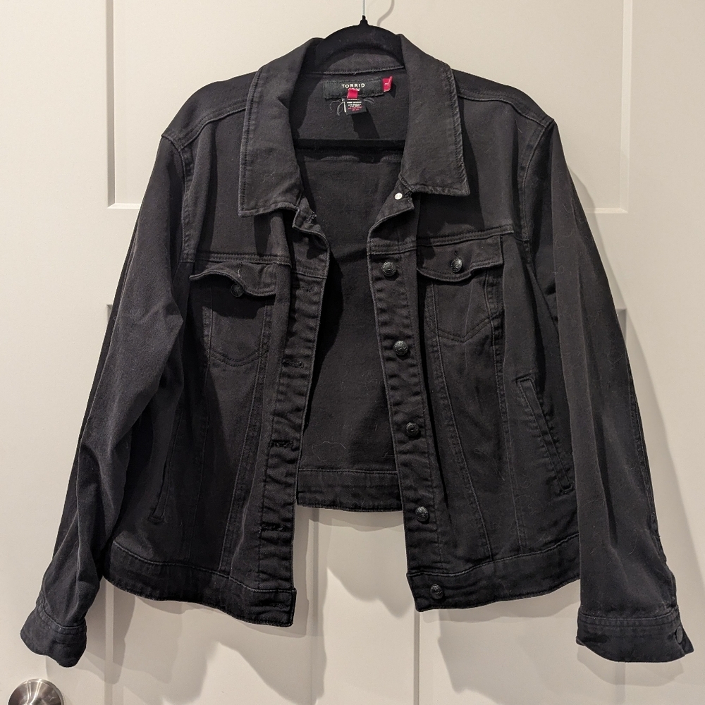 Women's Black Denim Jacket